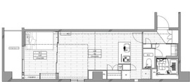 フロンティアテラス目黒 411 間取り図