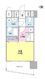 ディアレンス横濱沢渡 605 間取り図