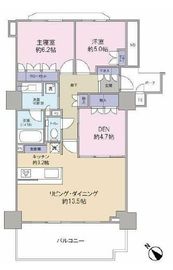 コットンハーバーマリナゲートタワー 35階 間取り図