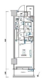 LEXE AZEST横濱関内 8階 間取り図