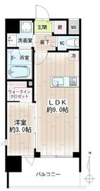 リシャール川崎THEWEST 2階 間取り図