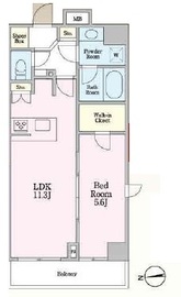 ラフィネジュ大森 101 間取り図