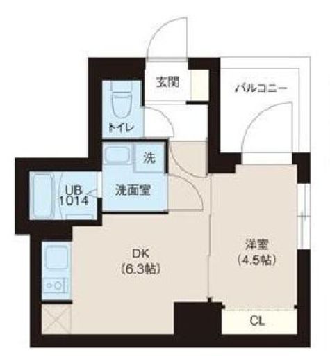 レオーネ錦糸町 303 間取り図