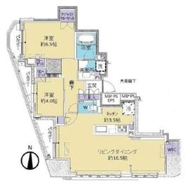 インプレスト文京東大前 15階 間取り図