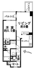 アールヴェール文京大塚公園 2階 間取り図