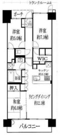 ザ・レジデンス東京イーストレジデンス 7階 間取り図