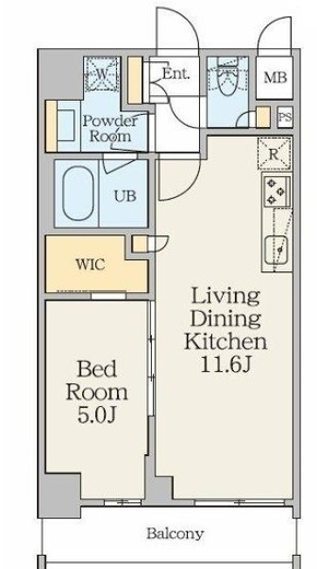 クレストコート錦糸町 303 間取り図