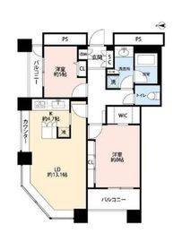 東京シーサウスブランファーレ 18階 間取り図