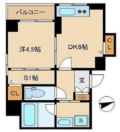 スカーラ西新宿シティプラザ 5階 間取り図