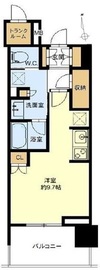 ブリリアタワー池袋 15階 間取り図