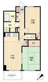 ガーデンシティ金沢文庫 201 間取り図