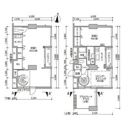 東雲キャナルコートCODAN 12-211 間取り図