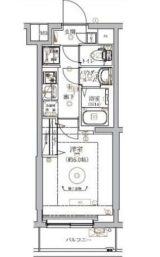 ベルシード武蔵小杉ノース 2階 間取り図