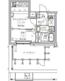 ベルシード武蔵小杉ノース 4階 間取り図