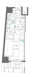 ZOOM横浜関内 8階 間取り図
