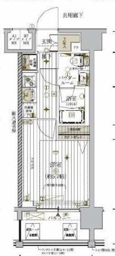 メインステージ東神奈川 2階 間取り図