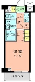 ラフィネジュ大森 405 間取り図