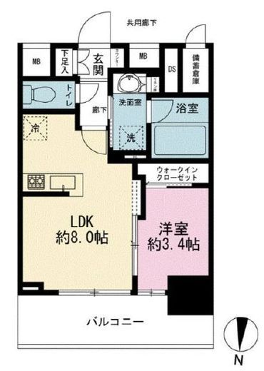 リビオレゾン綾瀬ステーションプレミア 11階 間取り図