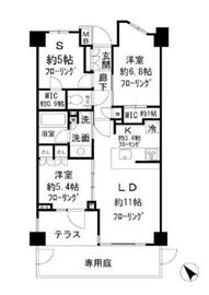 ザ・パークハウス浜田山 1階 間取り図