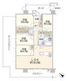 レ・ジェイド川崎 6階 間取り図