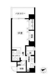 RBM中目黒レジデンス 5階 間取り図