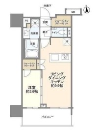 ルジェンテ練馬豊島園 3階 間取り図
