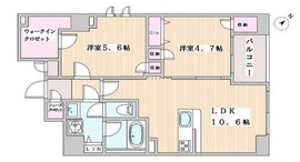 リヴシティ文京春日 9階 間取り図