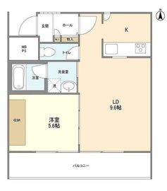 渓山館 201 間取り図