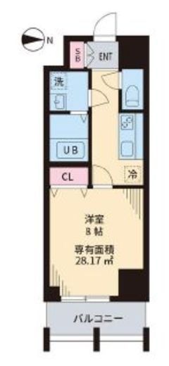 TOKIO国立タワー 1102 間取り図