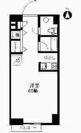 グランクリュー麻布 9階 間取り図