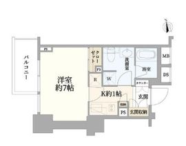 アトラス西麻布 6階 間取り図