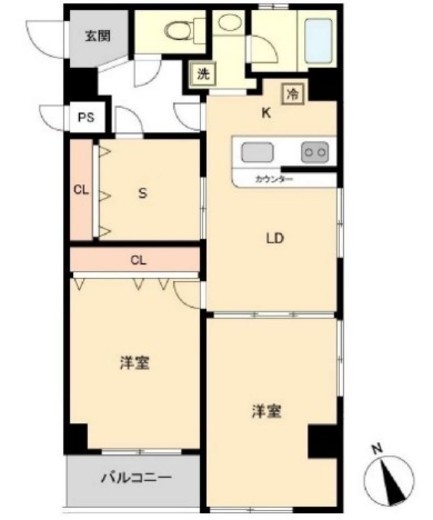 CITY SPIRE川崎 (シティスパイア川崎) 602 間取り図