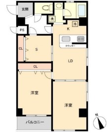 CITY SPIRE川崎 (シティスパイア川崎) 602 間取り図