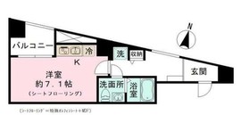 フロレゾン代々木 401 間取り図