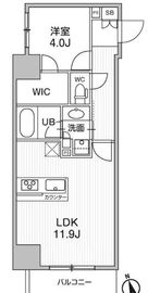 シーズンフラッツ浅草言問通り 203 間取り図