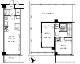 NTPRレジデンス菊名 407 間取り図