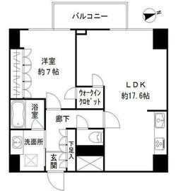 アーバンスタイル立川 506 間取り図