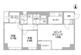 ヴィラルヴェロ 501 間取り図