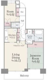 板橋パークホームズ 11階 間取り図