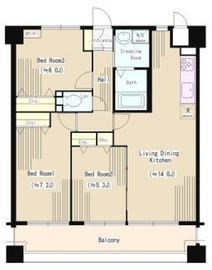 Y's court三保 403 間取り図