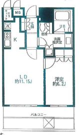 ラ・トゥール新宿 12階 間取り図