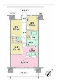 プレミスト王子神谷 9階 間取り図