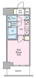 リビオメゾン大森WEST 801 間取り図