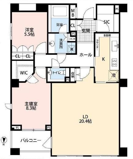 パークコート南麻布ヒルトップレジデンス 1階 間取り図
