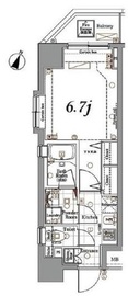 アクサスジーベック秋葉原 5階 間取り図