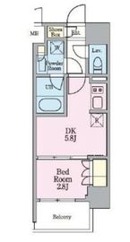 リビオメゾン木場 701 間取り図