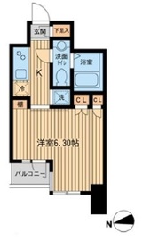 KDXレジデンス東新宿 1006 間取り図