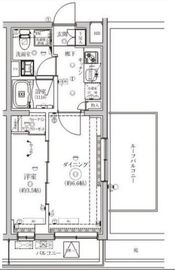 ベルシード野毛山公園 4階 間取り図
