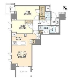 アトラス駒沢大学 4階 間取り図