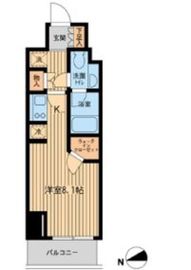 ファインアドレス新御徒町 1403 間取り図